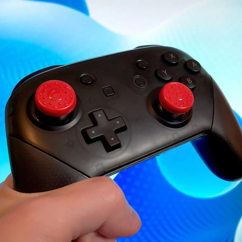Nykščio sukibimo dangtelis Steelseries 1020-NP guminis juodas raudonas baltas