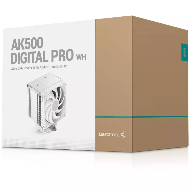 Aušinimas DeepCool AK500 DIGITAL PRO WH (R-AK500-WHAPMN-G)