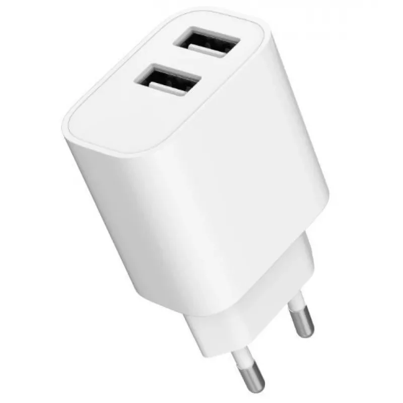 Gembird TA-UC-2A12-01 įkroviklis vidaus AC 2.4A 2 USB baltas