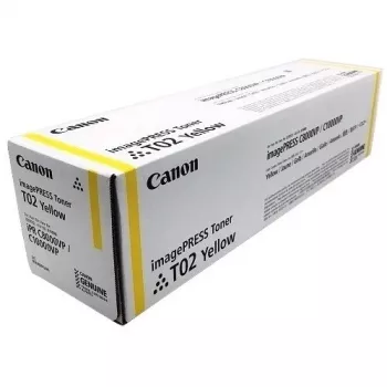 Canon T02 tonero kasetė 1 vnt. Originali geltona