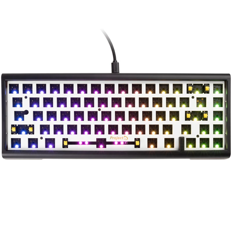 Ducky Tinker65 klaviatūra žaidimams USB US anglų k. juoda