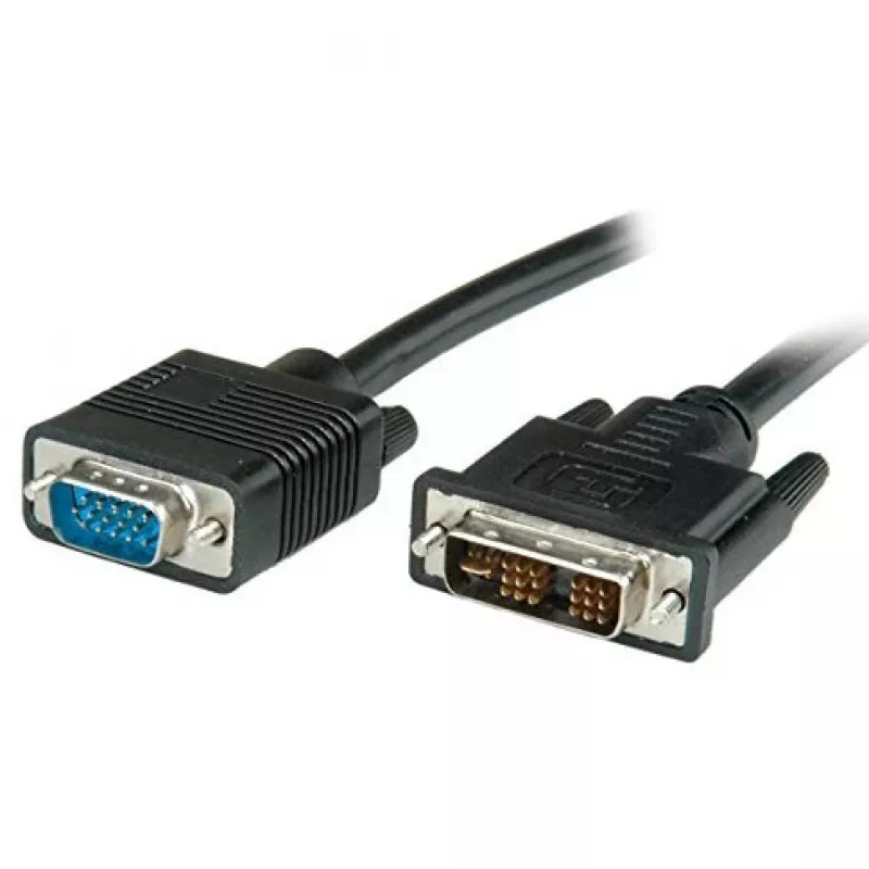 VALUE DVI-VGA kabelis, DVI (12+5) ST - VGA ST, 5,0 m (11.99.5449)