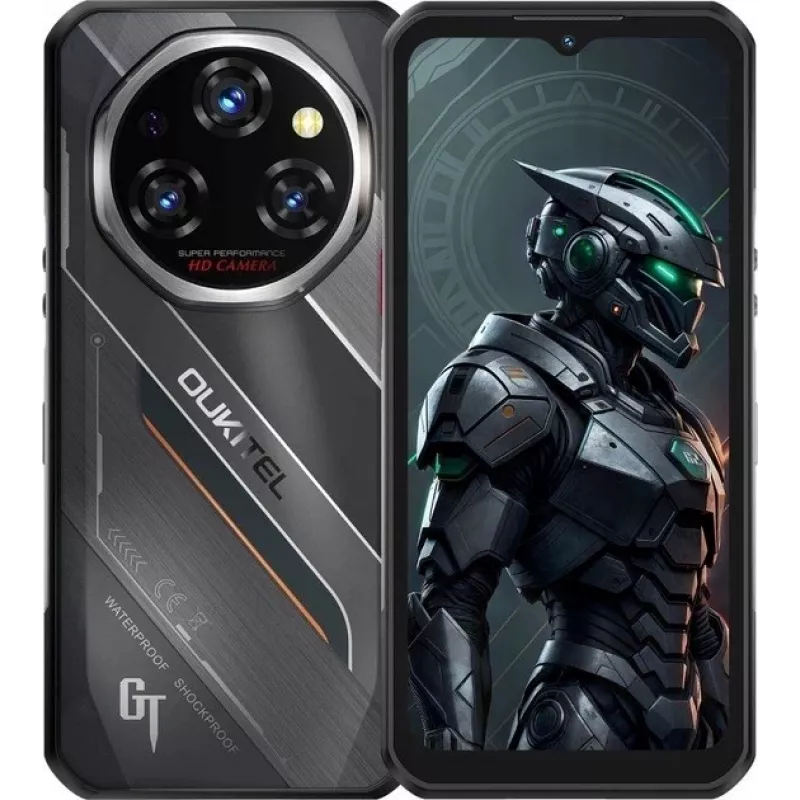 Išmanusis telefonas OukiTel WP62 5G 6,58 col. 8/256 GB 11000 mAh juodas apsaugotas telefonas