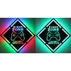 LED neoninis ženklas MANTA MASNL132RGB Style Neon Lights GAMER ZONE, RGB apšviesta sienų puošmena