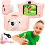 Vaikiškas skaitmeninis fotoaparatas Extralink H28 SINGLE PINK — rožinis/baltas, nuo 3 metų