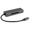 Kortelių skaitytuvas Akasa AK-CR-09BK USB 2.0 Type-C pilkas