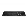 „Logitech MX Keys S“, skirta „Mac“, klaviatūra, biuro, RF belaidė + Bluetooth, QWERTZ, vokiečių, aliuminis, balta