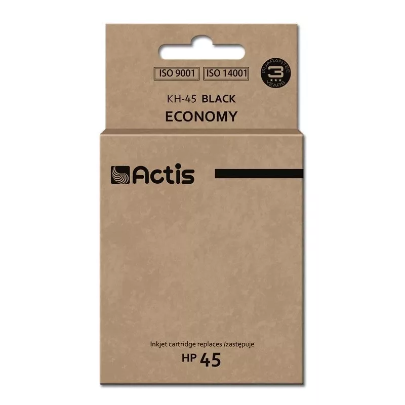 Actis KH-45 rašalas (pakaitalas HP 45 51645A; Standartinis; 44 ml; juodas)