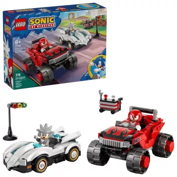 LEGO SONIC THE HEDGEHOG 77118 Sidabrinė's Car vs Knuckles' Monster Truck