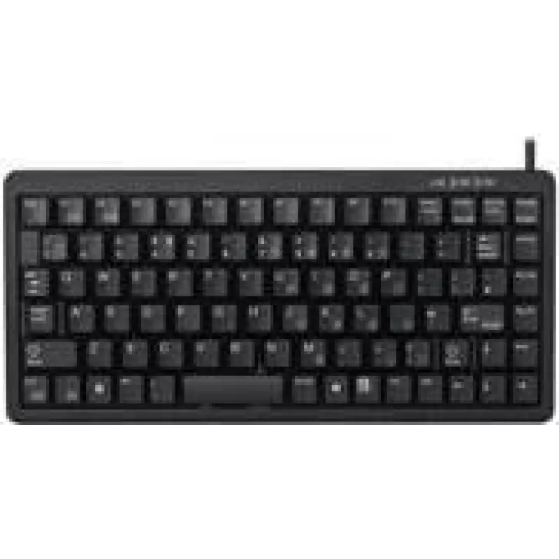 CHERRY Compact, Combo (USB + PS/2), ES klaviatūra, biuro, laidinė, USB + PS/2, QWERTY, juoda