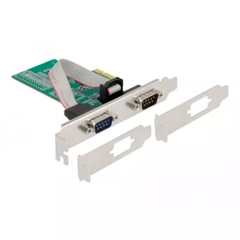 DeLOCK 89555 PCIe nuosekliojo prievado adapterio kortelė - 2 x RS-232