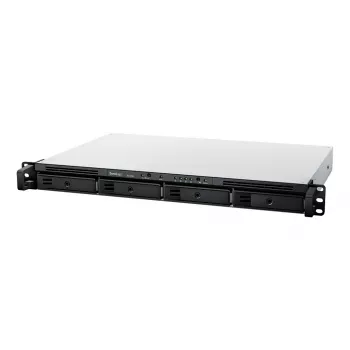 Synology RackStation RS422+ NAS / serveris saugojimui stelaže (1U) Ryzen Embedded R1600 2 GB DDR4 DSM juoda