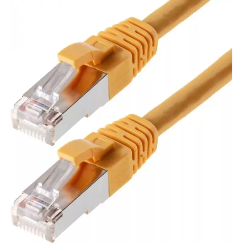 Tinklo kabelis Helos CAT6 S/FTP RJ-45 10 m geltonas