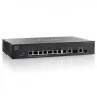 10 prievadų Gigabit POE valdomas