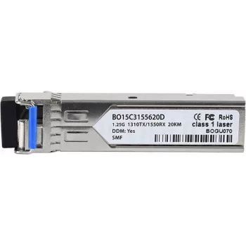 BlueOptics XCVR-B10U31-BO šviesolaidinio tinklo siųstuvo-imtuvo modulis 1250 Mbit/s SFP (XCVR-B10U31-BO)