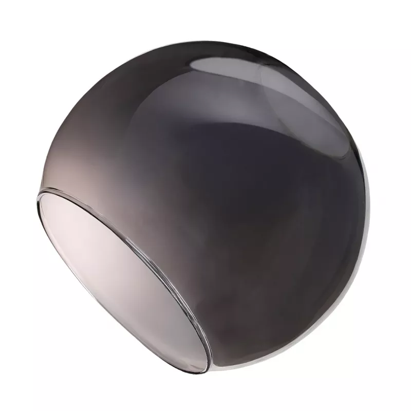 Lempų gaubtas ActiveJet PALOMA pusrutulio formos juodas E27 lizdui 1×40W 230V, stiklinis, Ø115×110 mm