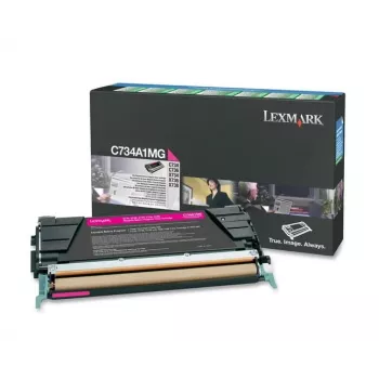 Lexmark C734A1MG spausdintuvo eksploatacinė medžiaga, purpurinė