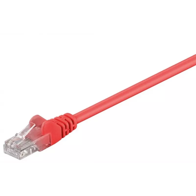 Tinklo kabelis Goobay CAT 5-1000 UTP RJ-45 10 m raudonas