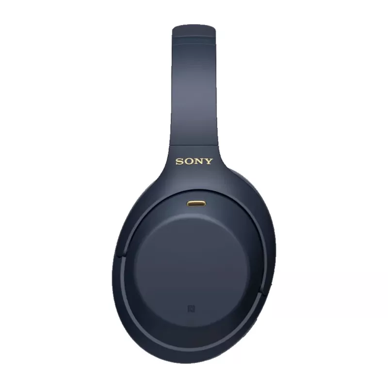 Ausinės Sony WH1000XM4L.CE7, apgaubiančios, laidinės ir belaidės (Bluetooth, USB-C), mėlynos, segimo ant galvos būdas