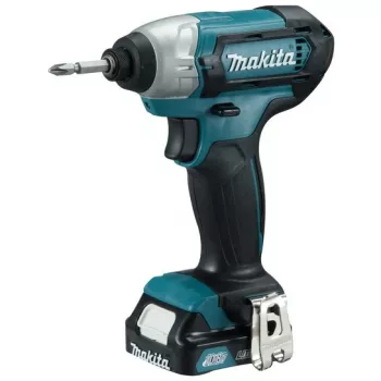 Makita TD110DSMJ - Veržliaraktis - Belaidis - 1/4 colio šešiakampis antgalis - 110 N·m - 2 akumuliatoriai - 10,8 V
