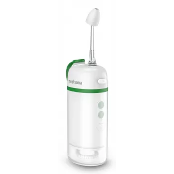 Belaidis burnos irigatorius Medisana NI 200 — 0,15 L vandens bakelis, 3 programos, USB‑C, 1400 mAh