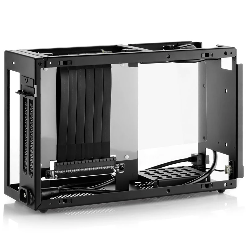 DAN Cases A4-SFX V4.1 - Sidabrinė + Alpenföhn Juoda Ridge - 120 mm