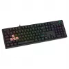 Mechaninė žaidimų klaviatūra SAVIO STYX Outemu Blue Hot-Swap RGB USB QWERTY US International juoda 104 klavišų pilno dydžio