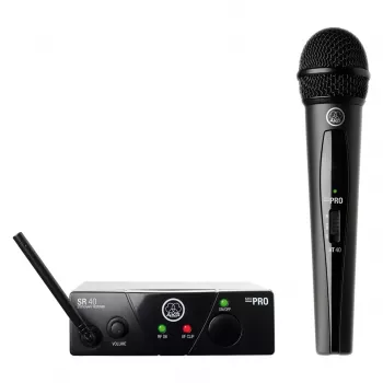 Belaidžių mikrofonų rinkinys AKG WMS40 ISM 3 UHF dažnis, nešiojami lavalier / rankiniai variantai