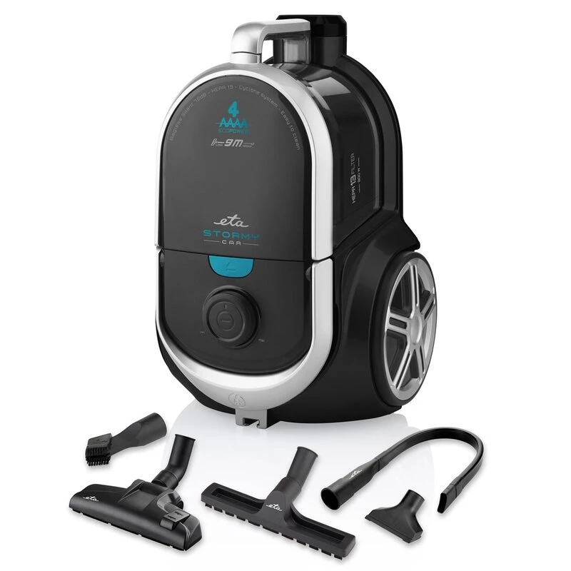 ETA | Dulkių siurblys | ETA151790010 Stormy Car | Be maišelio | Galia 800 W | Dulkėtumo talpa 2,2 l | Juoda