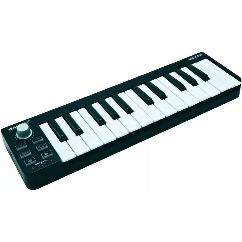 Midi valdiklis Omnitronic Key-25 — 25 klavišų USB maitinama MIDI klaviatūra