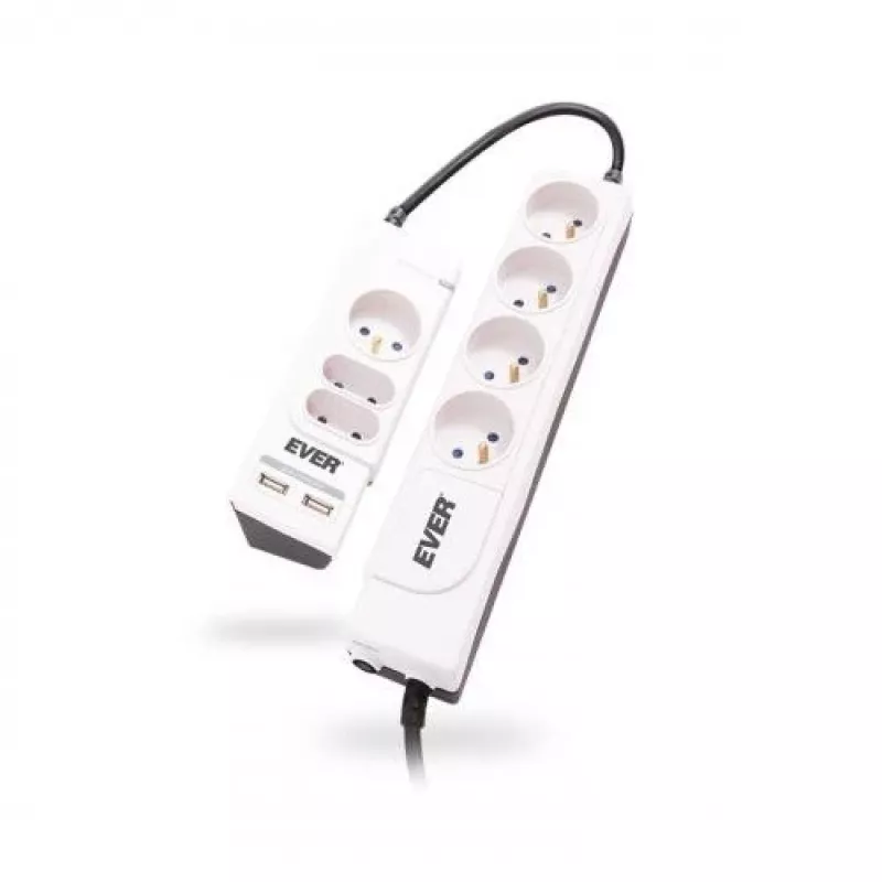 OFFICE PLUS 7 SORTIE(S) CA 250 V baltas (T/LZ06-OFP018/0000) - Ever