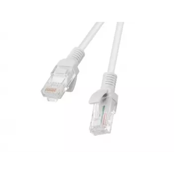 LANBERG tinklo kabelis RJ-45 Cat5e PCU5-10CC-3000-S, 30 m, U/UTP, CCA laidininkas, PVC apvalkalas, 26 AWG, baltas