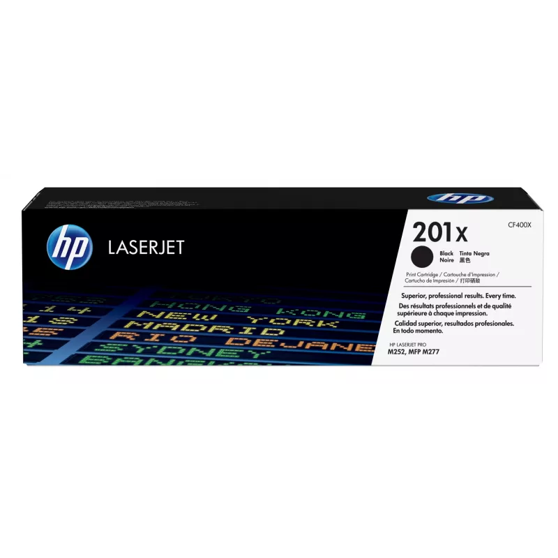 HP 201X didelės išeigos juodas originalus LaserJet kasečių toneris, 2800 puslapių, juoda, 1 vnt.
