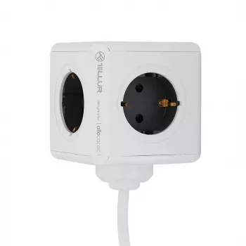 Maitinimo šakotuvas Tellur Power Cube Extended 4 lizdai 2 USB prievadai