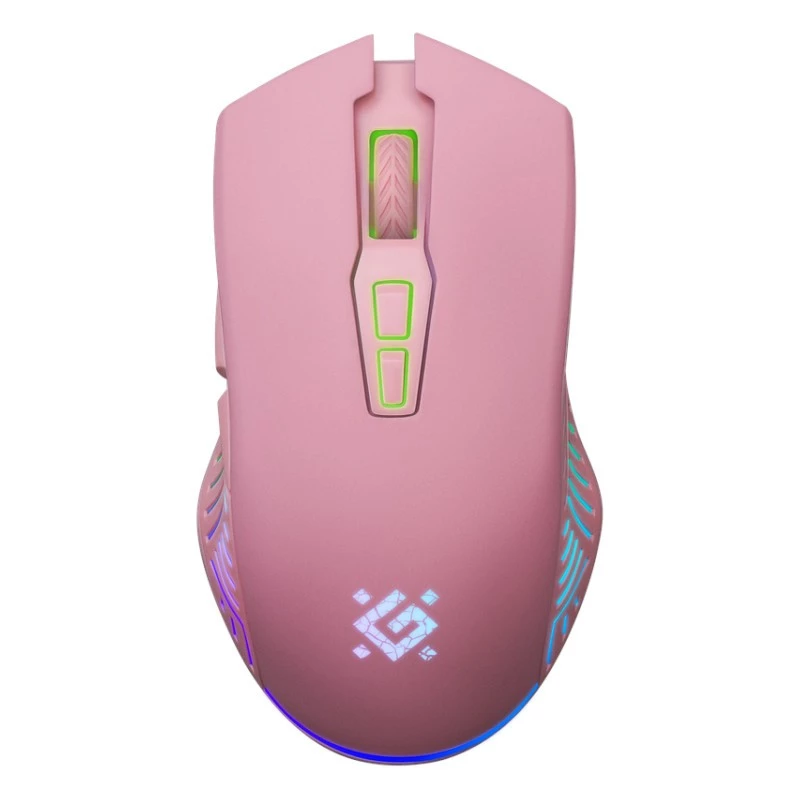 Belaidė žaidimų pelė DEFENDER P ANDORA PINK sąsaja