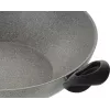 Wok keptuvė Ballarini Ferrara FERR8KD.36D 36 cm, granito danga, dvi rankenos ir dangtis