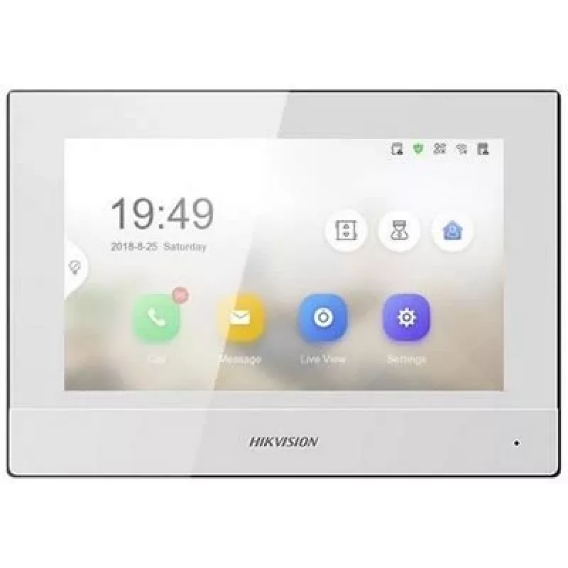 Hikvision DS-KH6320-WTE1-W vaizdo durų skambučio sistema 17,8 cm (7 inch) balta