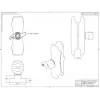 Dvigubos jungties svirtis RAM Mounts RAM-D-201U