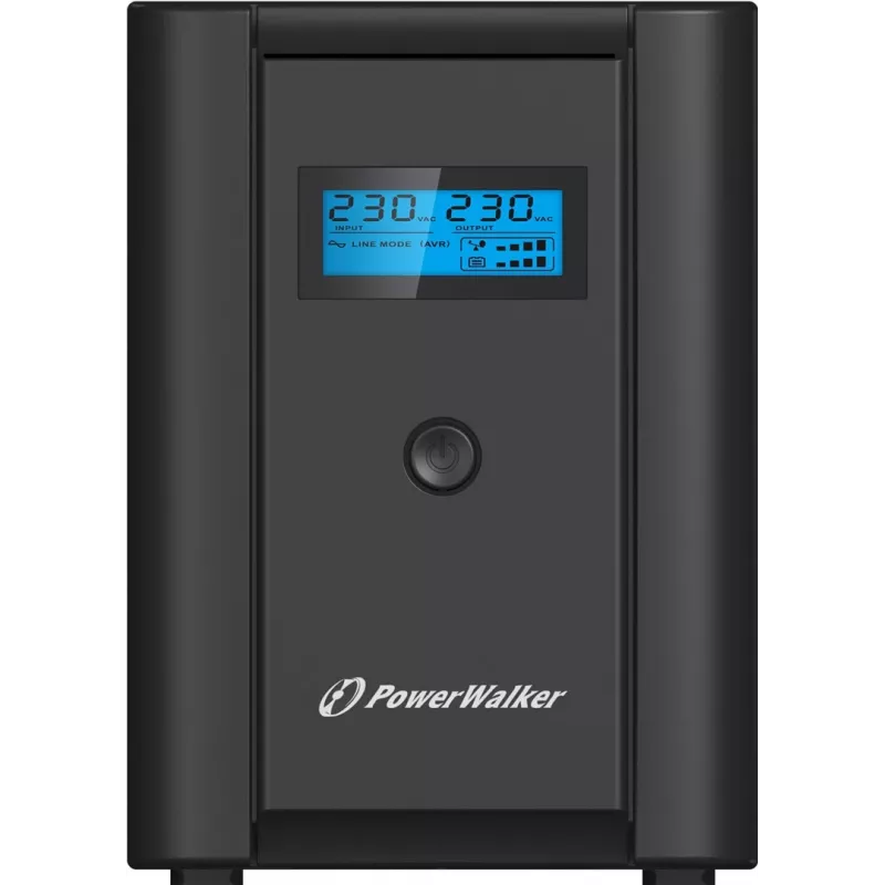 PowerWalker VI 1200 SHL Schuko nepertraukiamo maitinimo šaltinis (UPS) Line-Interactive 1.2 kVA 600 W 4 kintamosios srovės lizdai