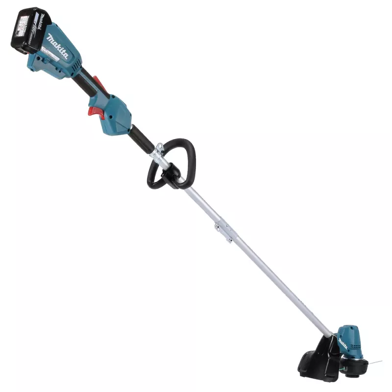 Makita DUR192LRT1, žoliapjovė, J tipo rankena, 6000 aps./min., juoda, turkio spalvos, 30 cm, 87,8 dB