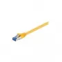Wentronic Goobay CAT 6a komutacinis kabelis, S/FTP (PiMF), geltonas, 3 m - LSZH be halogenų, varis (93781)