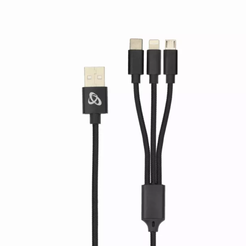 Sbox USB 2.0 8 kontaktų/Type-C/Micro USB tik įkrovimui 2.4A 1M BULK