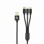 Sbox USB 2.0 8-pin/Type-C/Micro USB įkrovimo laidas 2.4A 1M BULK