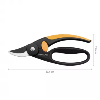 Genėjimo žirklės Fiskars 111440 Bypass Juoda — Fiskars 1001534 (Rankinės genėjimo žirklės, Aplenkinės, Juodos)