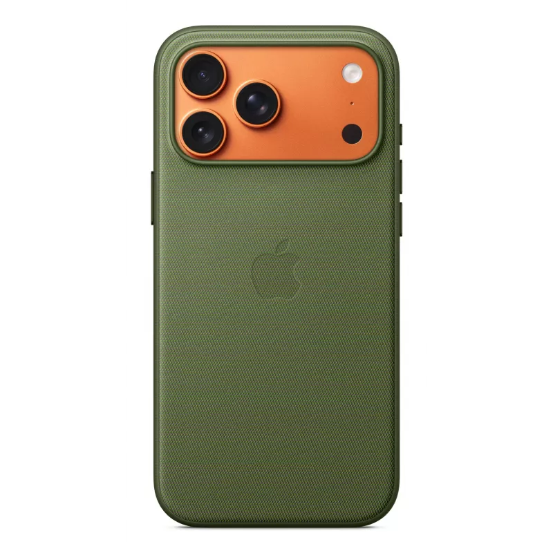 Dėklas Apple iPhone 17 Pro Max TechWoven su MagSafe, žalias