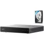 Tinklo vaizdo registratorius Eufy S4 — 8 kanalų NVR, 4K (3840x2160), 2 TB HDD, išplečiamas iki 16 TB, juoda/pilka