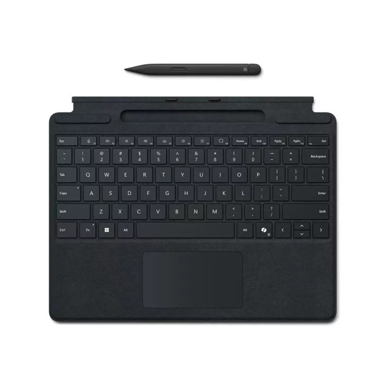 Microsoft Surface Pro klaviatūra su „plonas Pen“ QWERTY anglų k. juoda