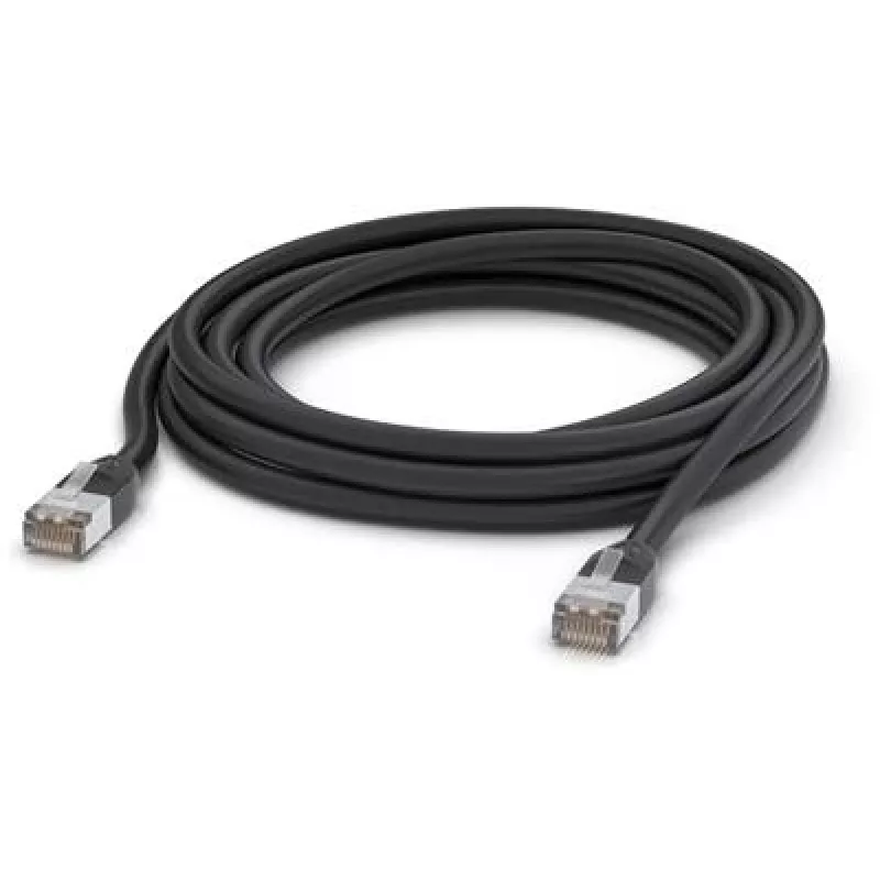 Tinklo kabelis Ubiquiti UACC-CABLE-PATCH-OUTDOOR-5M-BK RJ-45 Cat5e 5 m juodas