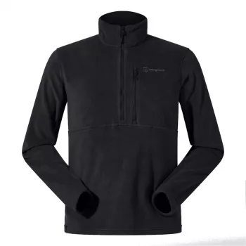 BERGHAUS Prism Half Zip Polartec® Fleece - vyriškas vilnonis megztinis, dydis L (juoda)