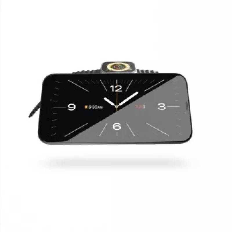 ZENS 2-IN-1 MAGSAFE + WATCH KELIONINIS ĮKROVIKLIS, BALTAS